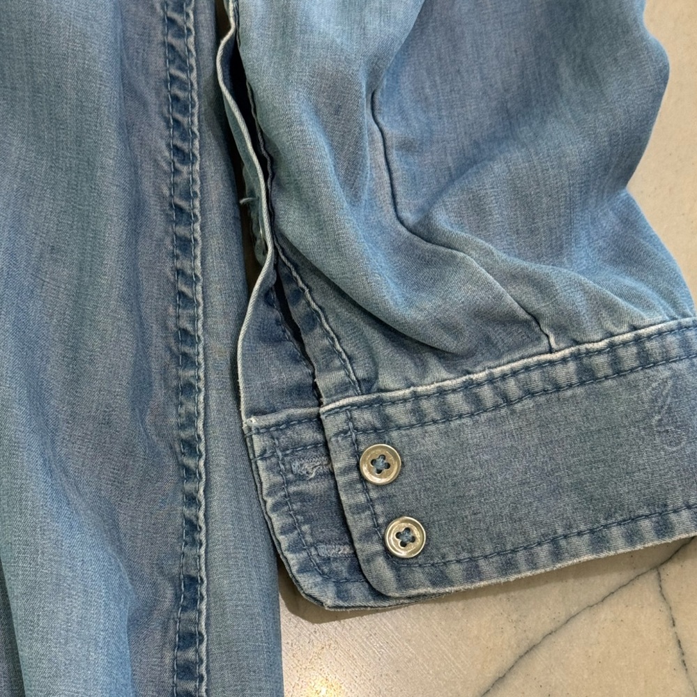 White House Black Market Denim Tunic - Picture 14 of 14